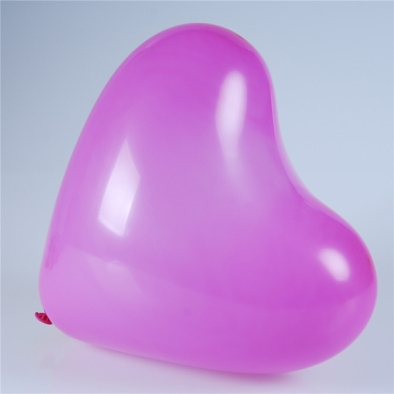 2.2 gram heart-shape balloon standard pink