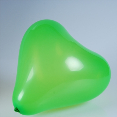 2.2 gram heart-shape balloon standard green