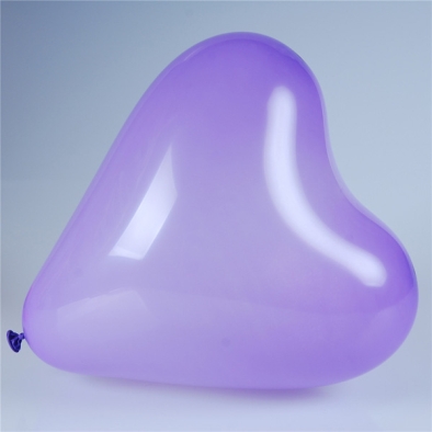 2.2 gram heart-shape balloon standard purple