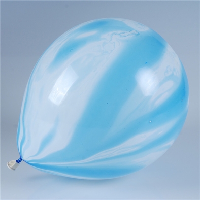 10 inch marble balloons blue color