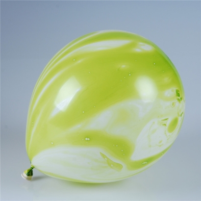 10 inch marble balloons green color