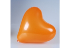 2.2 gram heart-shape balloon standard orange