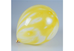 10 inch marble balloons yellow color