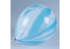 10 inch marble balloons blue color